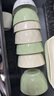 佩爾森奶油風(fēng)陶瓷米飯碗家用2024新款吃飯碗高顏值碗碟套裝面碗湯碗餐具 4.75英寸飯碗-混色 10件套 曬單實(shí)拍圖
