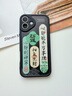 素洛適用蘋果16promax手機殼國風(fēng)書法荷花竹子iPhone15pro高級感新中式文字14plus男女硅膠13防摔軟殼 【心靜能平萬事理】黑色小羊皮鏡頭全包 iPhone 16 Plus 曬單實拍圖