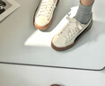 彪馬（PUMA）【厚底鞋】復古增高松糕鞋女運動(dòng)休閑鞋PLATFORM399251 雪白色-黑色-金色-01 37.5 曬單實(shí)拍圖