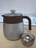 容山堂不銹鋼覆鈦燜茶壺保溫壺家用悶茶壺?zé)崴畨貭F壺泡茶壺水壺 不銹鋼覆鈦內(nèi)膽燜茶壺冰晶灰 0.7L 曬單實(shí)拍圖