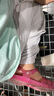 拉比（Labi Baby）兒童防蚊褲春夏季冰絲褲涼感束腳褲男童女童運動(dòng)褲防曬褲UPF50+ 淺紫色 110 曬單實(shí)拍圖