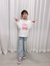 班尼路童裝女童t恤純棉兒童長袖衣服2025年秋裝中大童打底衫女孩上衣 果綠 BNL愛心糖果兔 110 曬單實拍圖