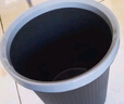 本迪11L壓圈垃圾桶直投大容量黑色加厚桶身家用廚房廁所辦公宿舍紙簍 曬單實(shí)拍圖