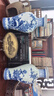 收藏天下景德鎮(zhèn)陶瓷器青花客廳玄關(guān)博古架酒電視柜擺件花瓶中式家居工藝品 青花花鳥(niǎo)對(duì)瓶高36cm+底座 曬單實(shí)拍圖