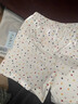 【大牌代工廠出品】女睡褲夏季三分褲純棉薄款短褲居家褲可外出 M-805（米彩色點）短褲女 XL 曬單實拍圖