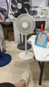 美的（Midea）電風(fēng)扇家用7葉落地扇搖頭電風(fēng)扇循臥室宿舍輕音風(fēng)扇臺(tái)式桌面小型風(fēng)扇臺(tái)地兩用升級(jí)款 白色丨7葉臺(tái)地兩用 曬單實(shí)拍圖