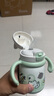 babycare西高地保溫杯學(xué)飲兒童寶寶學(xué)生上學(xué)水壺吸管直飲杯外出6月+-小綠 曬單實(shí)拍圖
