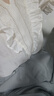 UR2025秋季新款女裝簡約休閑單排扣圓領(lǐng)修身T恤UWM450122 淺灰花灰 M 曬單實拍圖