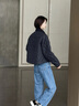 波司登輕薄羽絨服女短款90絨翻領(lǐng)菱格巴恩風(fēng)保暖外套B250135332 曬單實拍圖