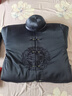 歲月靜好 高檔刺繡真絲壽衣男士中老年人全套下葬四領(lǐng)三腰大衣長(zhǎng)款現(xiàn)代唐裝送終裝老衣壽服男款純棉沖喜壽衣 福壽龍騰（藏藍(lán)）七件套裝+18樣配件 下單前請(qǐng)備注身高、體重、鞋碼、年齡來搭配 曬單實(shí)拍圖