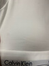 Calvin Klein內(nèi)衣【七夕禮物摩登引力帶】女士ck無鋼圈輕運動T恤文胸QF7213AD 100-月光白 L 推薦75D-85C 曬單實拍圖