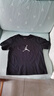 Jordan耐克AJ童裝男女童短袖t恤 Nike夏季兒童后背印花短T上衣 正黑色 曬單實(shí)拍圖