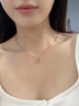 愛的約定【心中有你】彩金愛心項鏈女18k玫瑰金吊墜情人節(jié)禮物送女友 曬單實拍圖