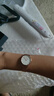 丹尼爾惠靈頓（DanielWellington）dw手表女 簡約時(shí)尚歐美腕表石英女士手表 七夕禮物送女友 28mm女表-白盤玫瑰金鋼帶/DW219 曬單實(shí)拍圖
