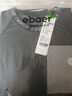 EBAER童裝兒童運動(dòng)短袖T恤夏款男童訓練服女童彈力上衣 鴿羽灰 160 曬單實(shí)拍圖
