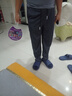 策息褲子男夏季冰絲速干薄款休閑褲男士直筒寬松運(yùn)動(dòng)長(zhǎng)褲運(yùn)動(dòng)男褲 黑+深灰【兩件裝】 XL -建議110-140斤左右 曬單實(shí)拍圖