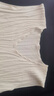 貓人（MiiOW）純棉麻吊帶背心女內搭西裝針織打底背心女夏季外穿修身無(wú)袖女 米色 2XL 曬單實(shí)拍圖