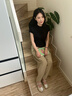 卓詩尼瑪麗珍女鞋2025新款夏季法式軟底水鉆配裙子巨好看小皮鞋淺口單鞋 香檳色 37 曬單實(shí)拍圖