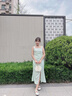 Lily Wei簡(jiǎn)約時(shí)尚平底瑪麗珍鞋氣質(zhì)孕婦可穿單鞋舒適大碼 米白色 36 曬單實(shí)拍圖