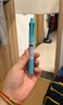 斑馬牌（ZEBRA）五合一多色筆（0.5mm四色中性筆+自動鉛筆）黑藍紅綠學生商務辦公簽字筆J4SA11 藍綠桿 曬單實拍圖