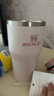 STANLEY拎拎杯吸管杯水杯保溫杯不銹鋼杯子冰霸杯大容量辦公591ML-晶粉色 曬單實(shí)拍圖