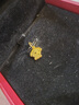 周大福狗年生肖光沙愛(ài)心小狗足金黃金吊墜(工費(fèi):160計(jì)價(jià))EOF691 足金 約1.35g 曬單實(shí)拍圖