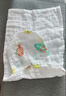 全棉時(shí)代嬰兒隔汗巾紗布吸汗巾兒童寶寶純棉墊背巾25cm*50cm，3條/袋 曬單實(shí)拍圖