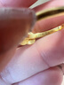 六桂福珠寶 LIU GUI FU JEWELRY五帝錢幣黃金戒指女士活口實心足金999錢多多指環(huán)生日禮物送女友 金重2.89g 足金五帝錢戒指 曬單實拍圖