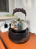 季慕家銀壺 純銀999燒水壺純手工足銀壺煮茶壺北村日式茶具茶壺 銀提銅蓋440克 901mL(含)-1L(含) 曬單實(shí)拍圖
