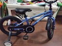 喜德盛（xds）小飛俠鋁合金兒童自行車(chē)兒童 自行車(chē)3-6歲小孩女童男童輕便單車(chē) 16寸寶藍/銀|鋁合金車(chē)架 曬單實(shí)拍圖