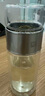 雙立人（ZWILLING）加厚雙層玻璃杯男女辦公茶水分離泡茶杯隔熱網(wǎng)紅杯公司年終紀念品 雙層茶水分離杯 350ml 1只 曬單實拍圖
