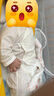 班杰威爾嬰兒衣服夏季薄款純棉新生兒連體衣內(nèi)衣睡衣初生0-6個月寶寶爬服 曬單實(shí)拍圖