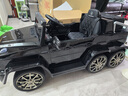 【京東物流】正版奔馳大g兒童電動(dòng)車(chē)雙人六輪遙控車(chē)寶寶玩具汽車(chē) 烤黑六驅+全功能+可坐大人+軟胎 曬單實(shí)拍圖