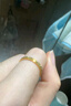周大福 碎碎冰碎碎金黃金戒指工費(fèi)220 12號(hào),約2.15g EOF1216七夕 曬單實(shí)拍圖