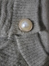 皮爾卡丹（pierre cardin）100純羊毛開衫女秋冬加厚寬松大碼短款減齡針織衫羊毛絨毛衣外套 松石綠 S 建議拍85-100斤 曬單實(shí)拍圖