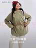 MAIA ACTIVE羽絨服三合一可拆卸 鴨絨防風(fēng)防水耐磨瑜伽外套上衣DJ001 西風(fēng)綠 M 曬單實(shí)拍圖