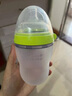可么多么cometomo可么多么奶瓶嬰兒新生兒超軟全硅膠防脹氣奶瓶 綠色 250ml 3-6月 硅膠 曬單實(shí)拍圖