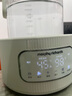 摩飛電器（Morphyrichards）電熱水壺全玻璃恒溫壺家用熱水壺?zé)畨仞B(yǎng)生煮茶壺多段控溫電水壺極速風(fēng)冷沖奶泡奶機(jī)MR5602 1.2L 椰奶白 曬單實(shí)拍圖