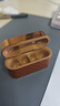 BUTTONS CLIP 耳夾式藍(lán)牙耳機(jī) 小金磚 開(kāi)放式骨傳導(dǎo)無(wú)線(xiàn)運(yùn)動(dòng)耳機(jī)耳掛 通話(huà)降噪耳麥 高端禮品 金棕色 曬單實(shí)拍圖