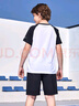 ASK JUNIOR男童褲子2025夏兒童褲腳貼標(biāo)休閑純色軟牛仔褲防蚊褲 牛仔藍(lán) 150 曬單實(shí)拍圖