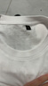 名創(chuàng)優(yōu)品（MINISO）短袖男純棉休閑寬松夏季圓領(lǐng)百搭青少年潮流半袖t恤 白 L 曬單實(shí)拍圖