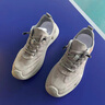 Walker Shop品牌帆布鞋男2025新款透氣老北京布鞋男士冰絲輕薄一腳蹬休閑鞋 灰色 【品牌男鞋 順豐特快】 40 曬單實(shí)拍圖