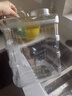 拜杰水桶手提式純凈水桶礦泉水桶飲水桶帶龍頭大容量自駕游戶外儲(chǔ)水桶 戶外水桶20L【透明款+配件套裝】 曬單實(shí)拍圖