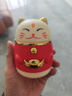 牙簽盒自動彈出高檔高顏值家用個性創(chuàng)意國潮招財貓網(wǎng)紅牙簽筒桶罐 紅色招財貓 一個牙簽盒+1包牙簽 曬單實拍圖