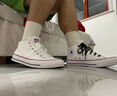匡威（Converse）官方 莫爾登All Star男女板鞋中幫帆布小白鞋A00812C A00812C 42.5 曬單實(shí)拍圖