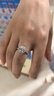 IDC人工培育鉆石鉑金戒指群鑲摩天輪求婚一克拉18K金鉆戒結(jié)婚禮物女 18k金【D色/VVS/3EX/上海IGI證】 1.5克拉【重金版】 曬單實(shí)拍圖