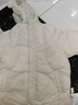 童泰（TONGTAI）寶寶羽絨服外套冬季嬰兒衣服男女童休閑外出加厚三防連帽上衣 白色 120 cm 曬單實拍圖