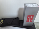 雷朋（RayBan）男女款眼鏡潮流黑方超款高級感時尚開車防曬太陽鏡0RB4387F 曬單實(shí)拍圖