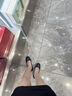 佐敘單鞋新款軟底工作鞋女黑色坡跟職業(yè)面試上班鞋平底防滑皮鞋女鞋 黑色 38 跟高3cm 曬單實(shí)拍圖