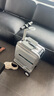 Airwheel愛爾威電動行李箱可騎行拉桿登機(jī)箱鋁框可坐智能代步旅行箱男女 SE3MINI-T豪華版【20英寸銀色】 曬單實拍圖